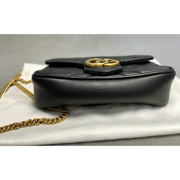 Gucci Black and Gold Mini Bag - Picture 4 of 6